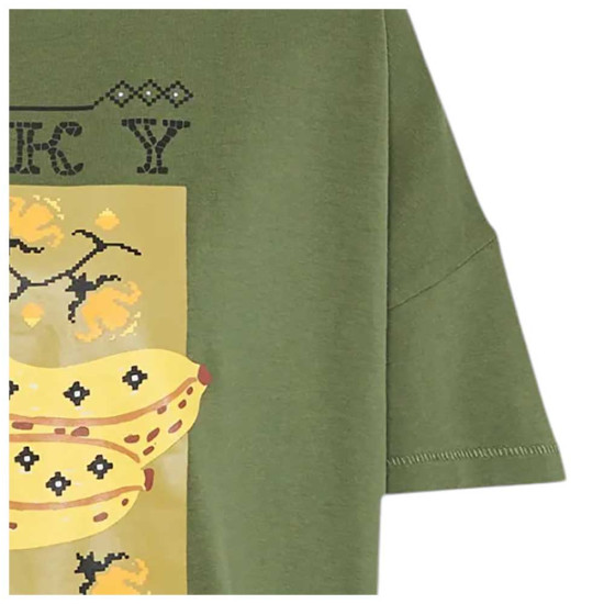 Funky Buddha Γυναικεία κοντομάνικη μπλούζα